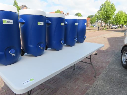 Een afvalvrij sportevenement organiseren door herbruikbare bekers uit Gorredijk